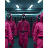 Squid Game Guard Pink Jumpsuit